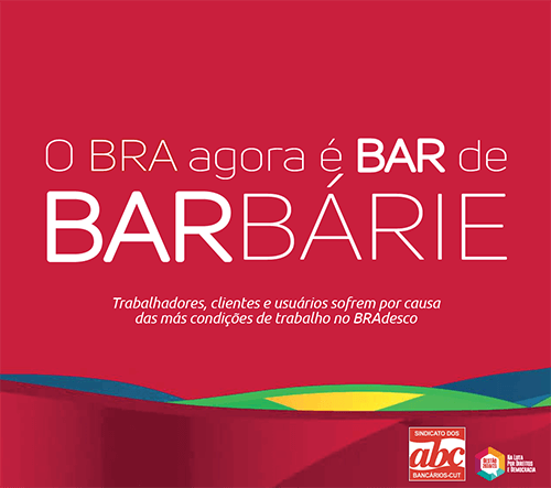 barbárie no Bradesco