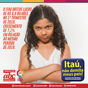 ITAÚ NÃO DEMITA